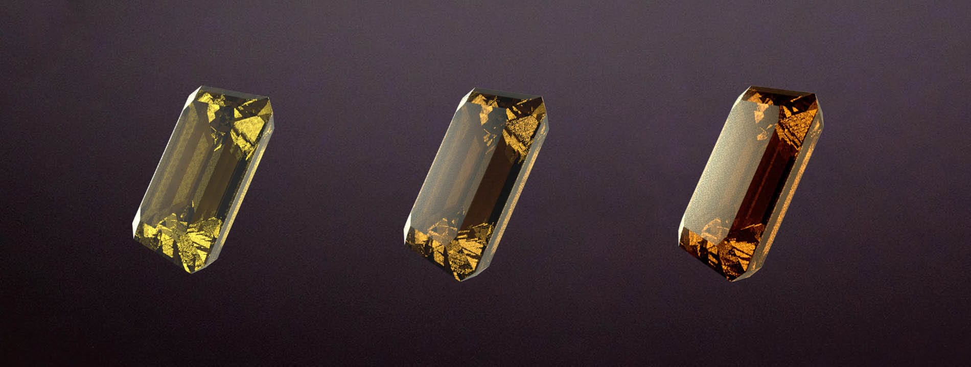 The origin color of LONITÉ cremation diamond from ashes is amber yellow